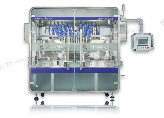 Linear Piston Servo Motor Filling Machine For Sunflower Edible Oil Vegetable Oil