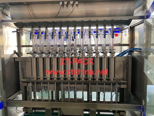 PET Bottle Cookie Edible Sunflower Oil Filling Packing Machine Stainless Steel 316