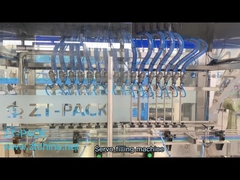 SS316 4800BPH पूरी तरह से स्वचालित गुरुत्वाकर्षण निस्संक्रामक एंटीसेप्टिक ग्लास क्लीनर बोतल भरने की मशीन